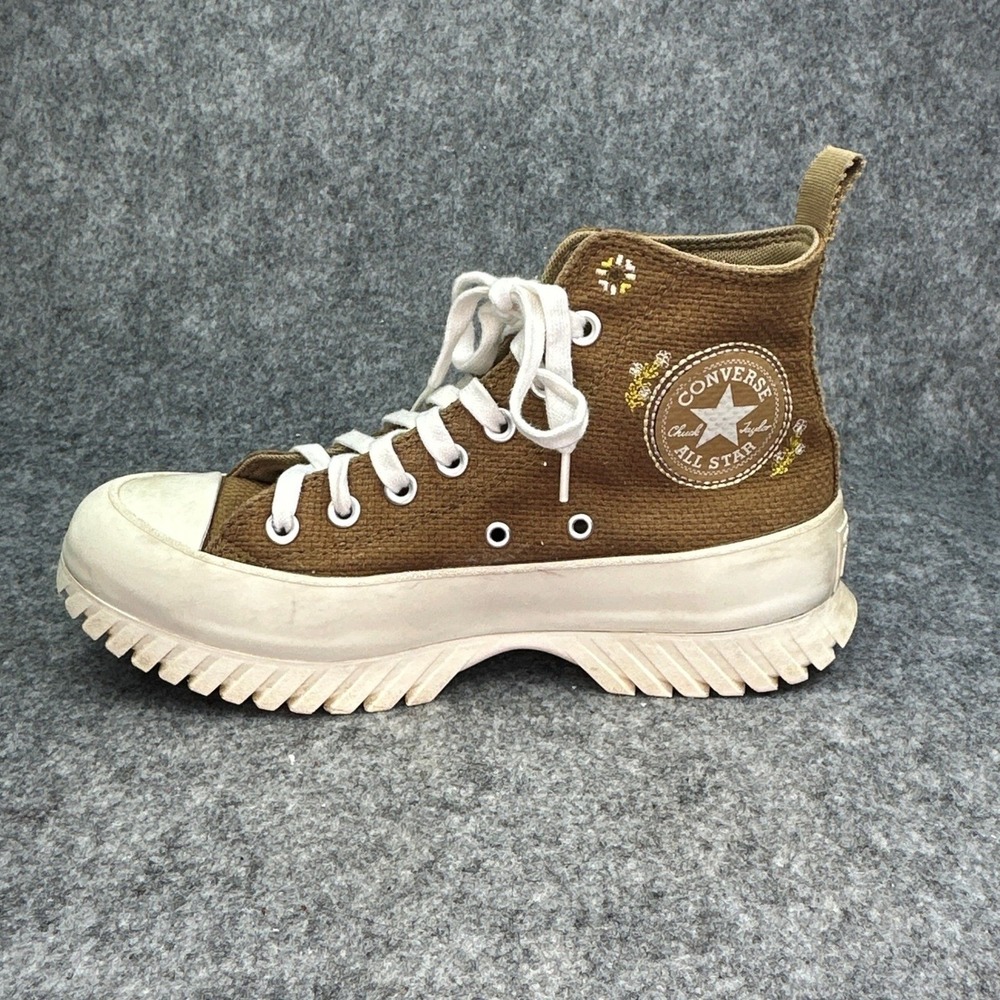 Converse Run Star Hike High Top Brown Platform Lug Sole Women's 8.5 Men's 6.5 - Picture 8 of 11